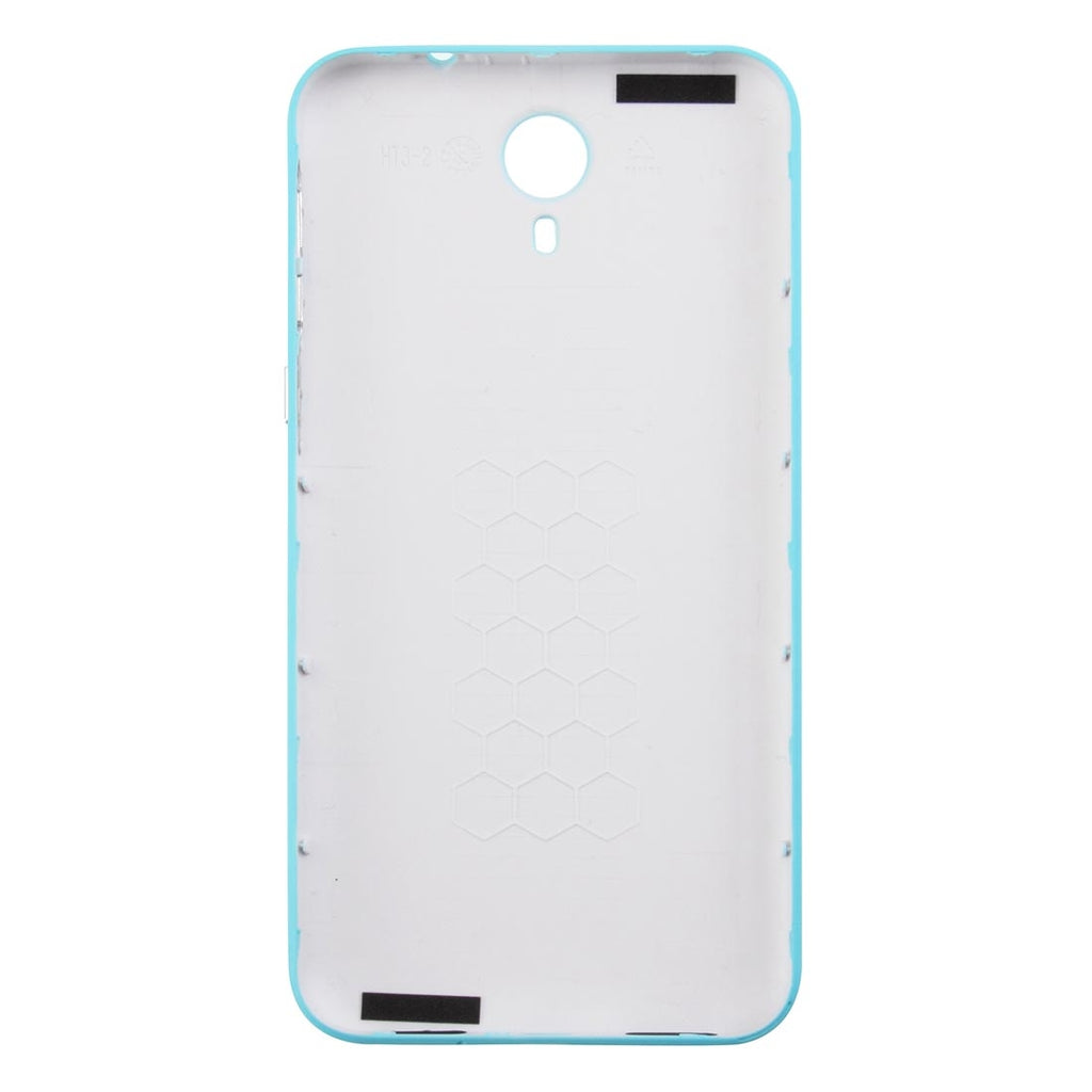HOMTOM HT3 PRO Battery Back Cover with Side Button(Blue)