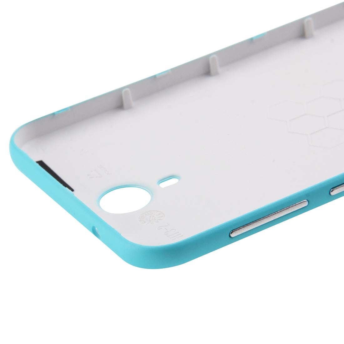 HOMTOM HT3 PRO Battery Back Cover with Side Button(Blue)