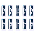 10 PCS for Sony Xperia XA Ultra / C6 Top & Bottom Front Housing Adhesive