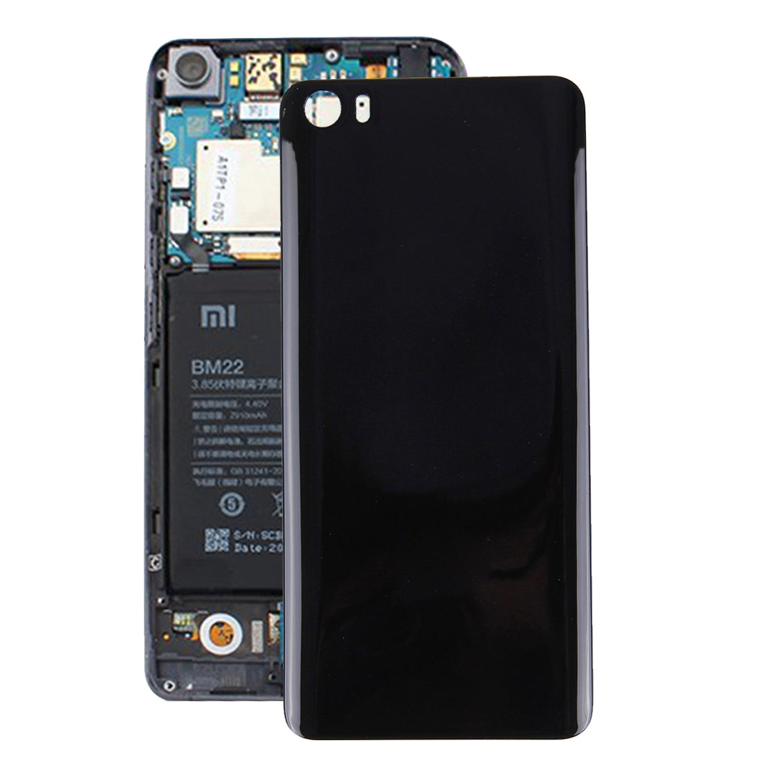 for Xiaomi Mi 5 Battery Back Cover(Black)