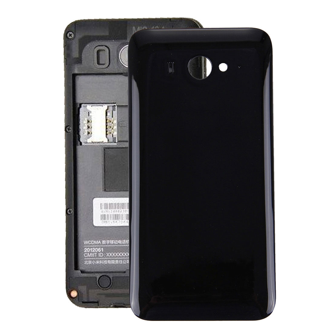 For Xiaomi Mi 2 Battery Back Cover(Black)