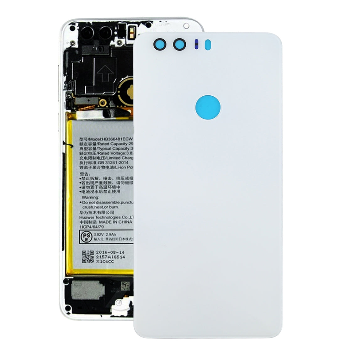 Battery Back Cover for Huawei Honor 8(White)