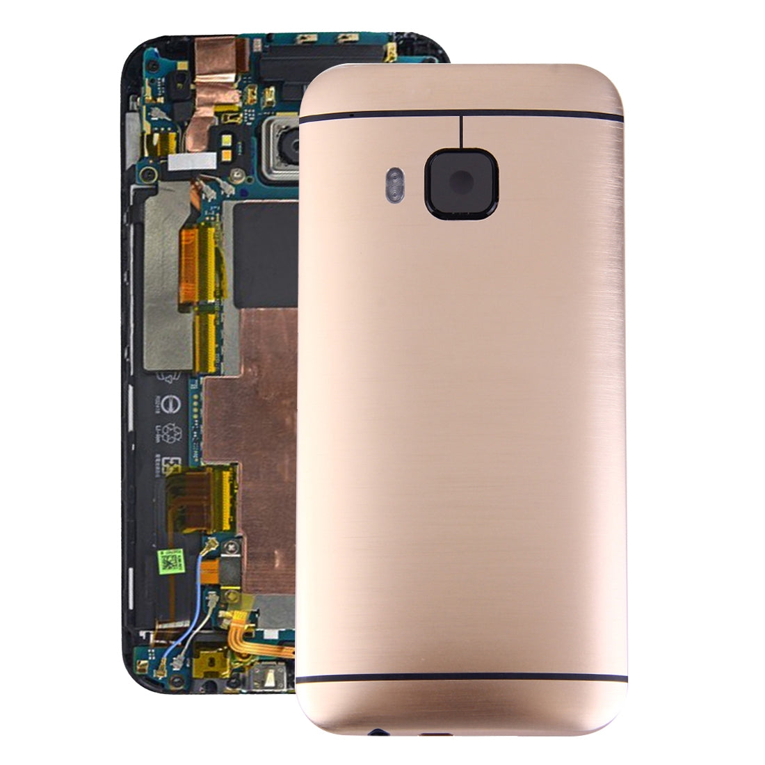 Back Housing Cover for HTC One M9(Gold)