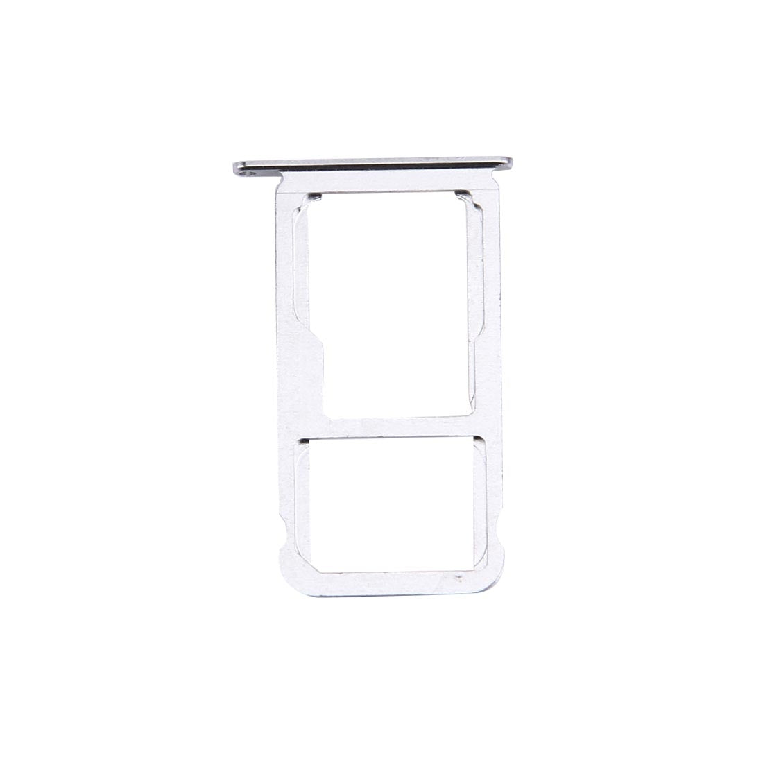 For Huawei P9 Nano SIM + Micro SD / Nano SIM Card Tray(Silver)