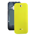 Solid Color Plastic Battery Back Cover for Nokia 225 (Yellow)