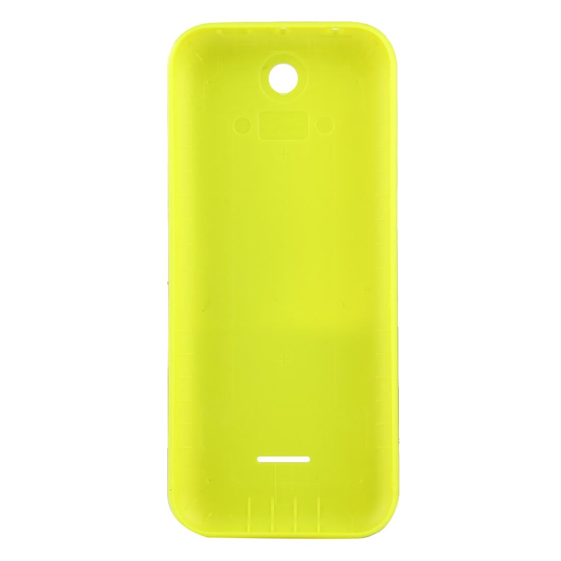 Solid Color Plastic Battery Back Cover for Nokia 225 (Yellow)