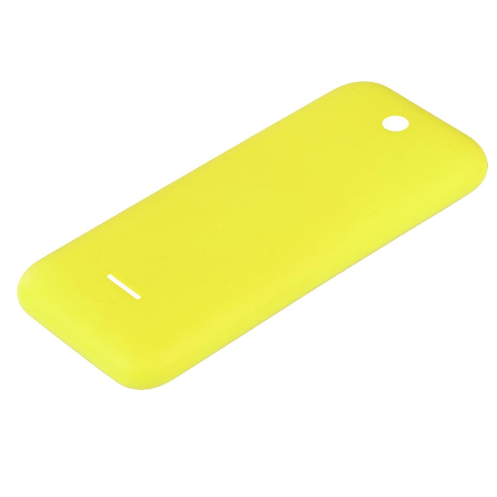 Solid Color Plastic Battery Back Cover for Nokia 225 (Yellow)