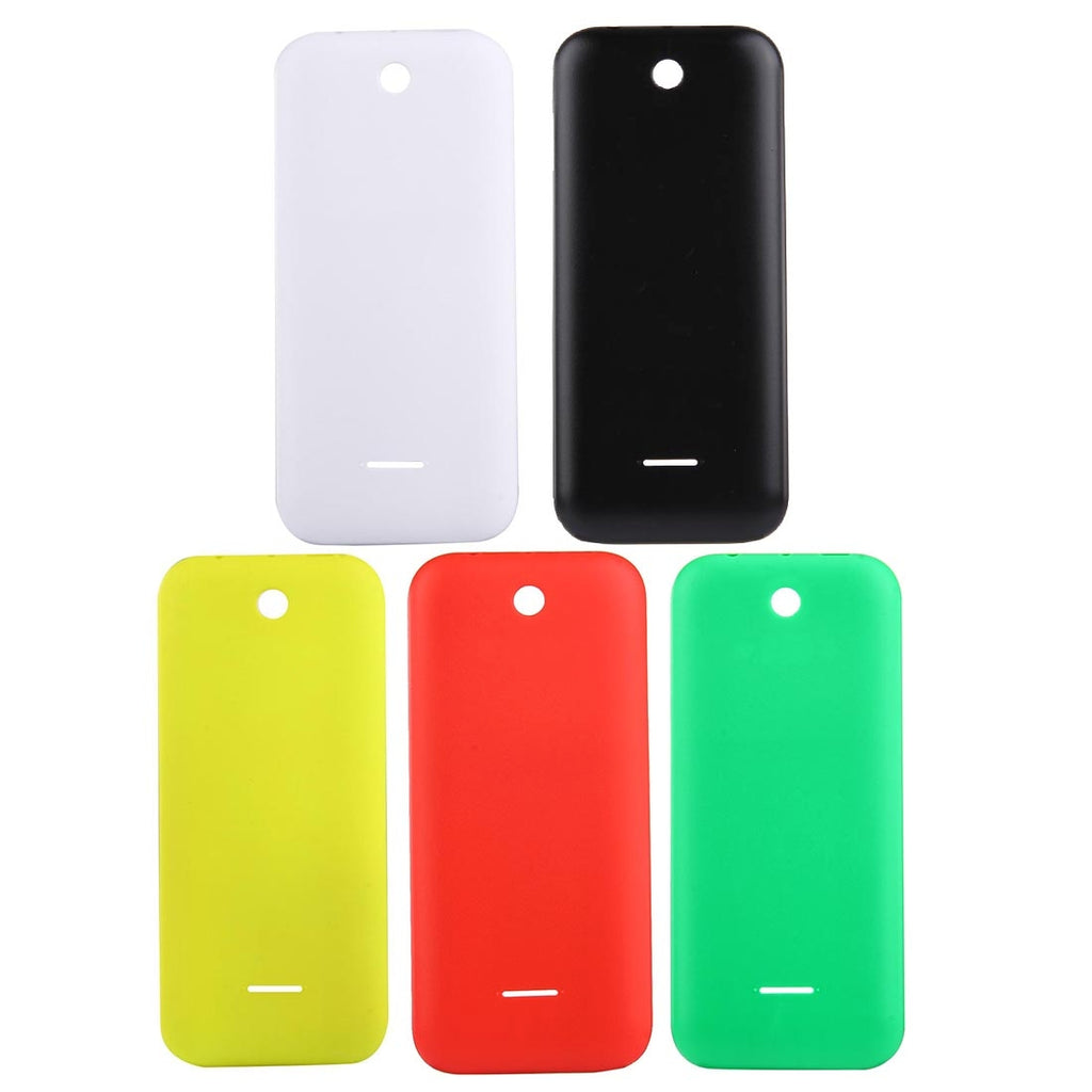 Solid Color Plastic Battery Back Cover for Nokia 225 (Yellow)