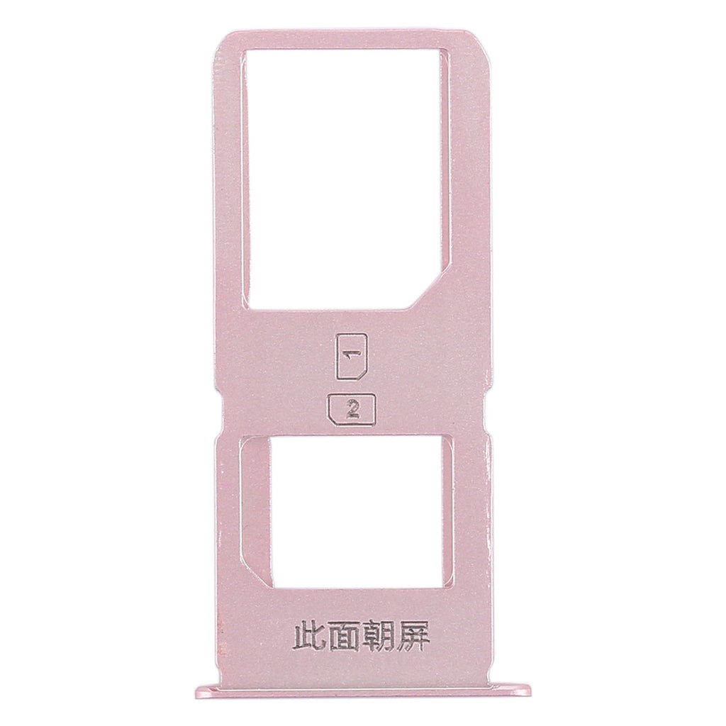 For Vivo X6S Plus 2 x SIM Card Tray (Rose Gold)