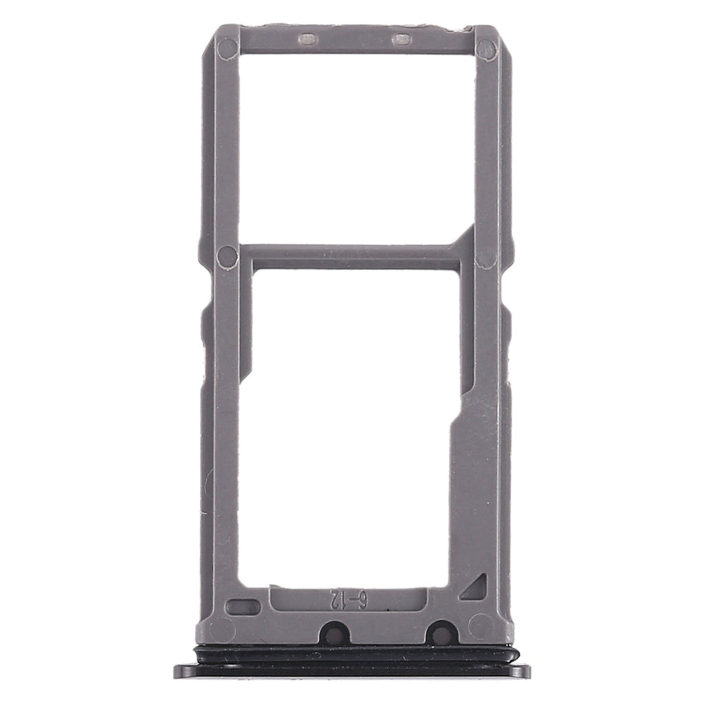 For Vivo X21 SIM Card Tray + SIM Card Tray / Micro SD Card Tray (Black)