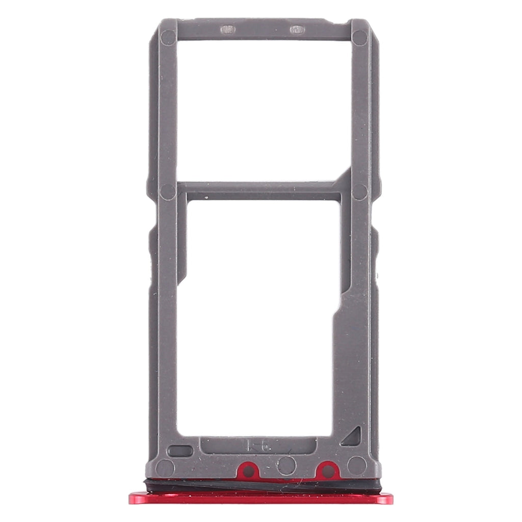 For Vivo X21 SIM Card Tray + SIM Card Tray / Micro SD Card Tray (Red)