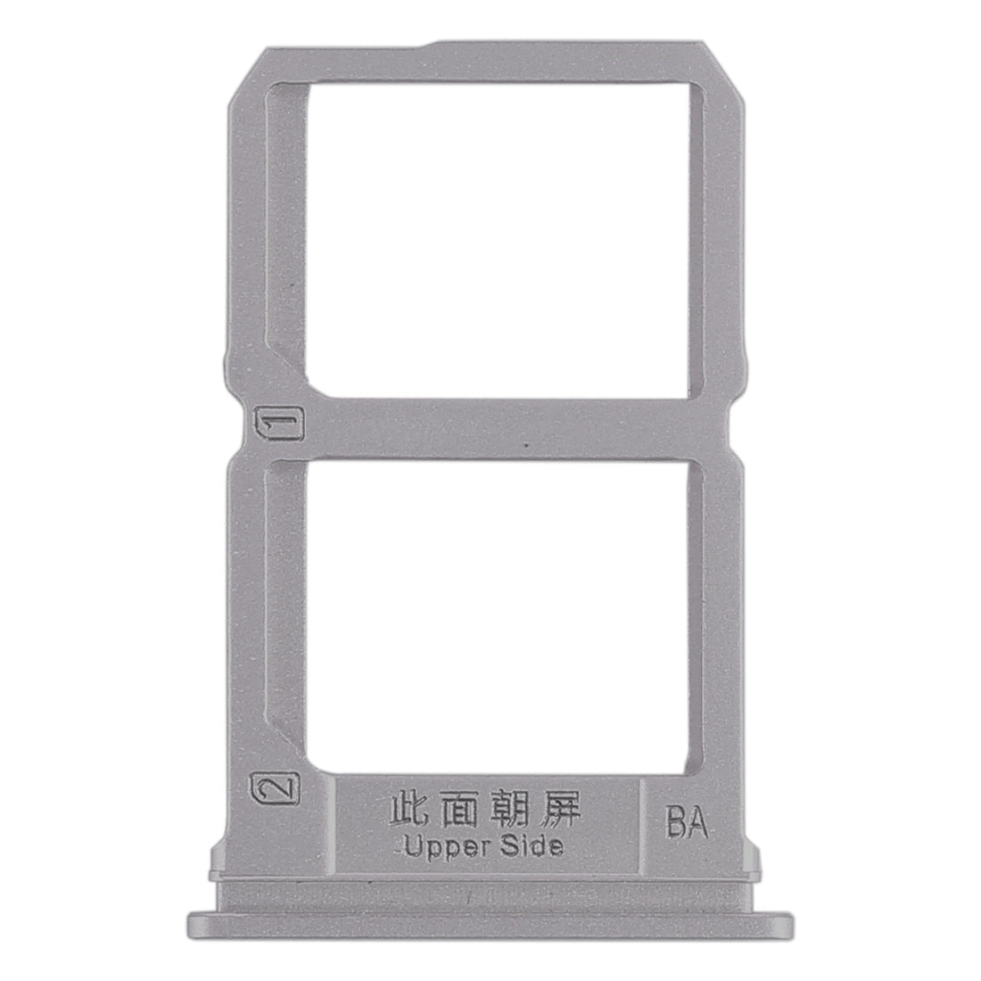 For Vivo X9 2 x SIM Card Tray (Grey)