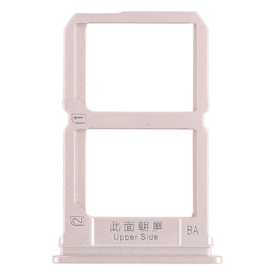 For Vivo X9 2 x SIM Card Tray (Gold)