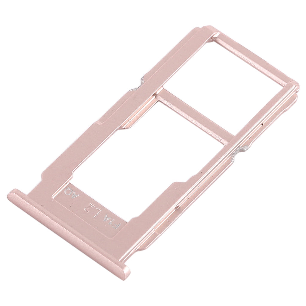For OPPO R11s SIM Card Tray + SIM Card Tray / Micro SD Card Tray (Rose Gold)