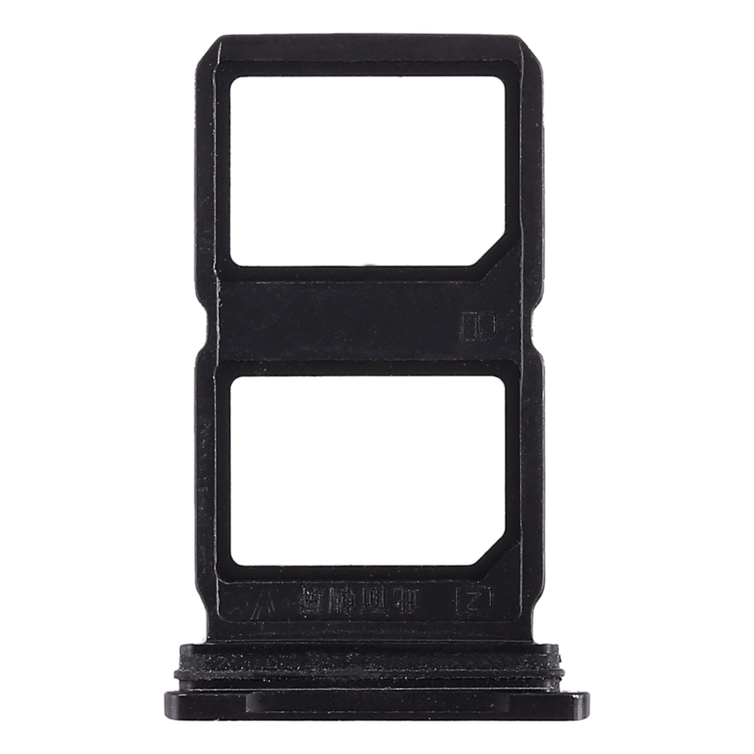 For Vivo Xplay6 2 x SIM Card Tray (Black)