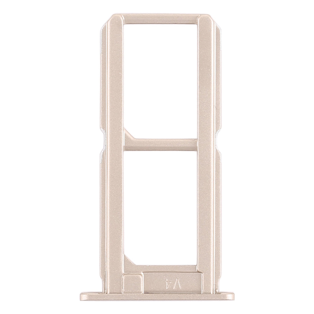 For Vivo X7 2 x SIM Card Tray (Gold)