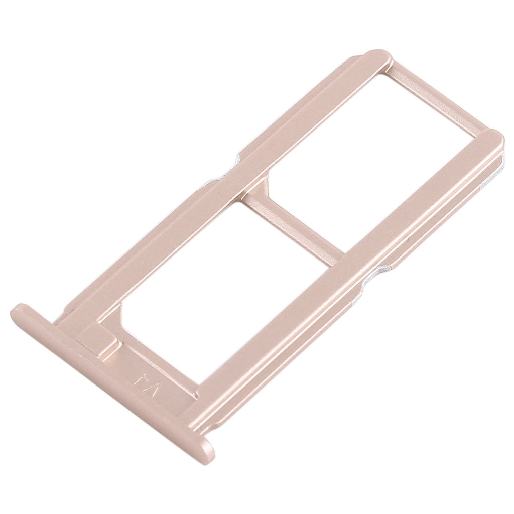 For Vivo X7 2 x SIM Card Tray (Gold)