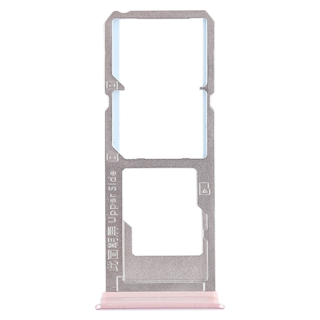 For Vivo Y79 2 x SIM Card Tray + Micro SD Card Tray (Rose Gold)