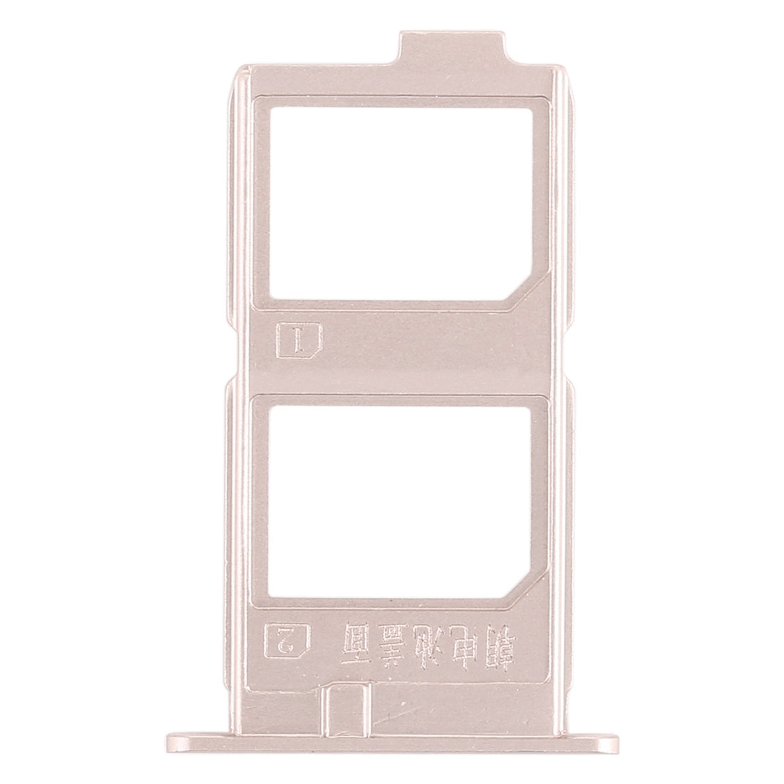 For Vivo X7 Plus 2 x SIM Card Tray (Gold)