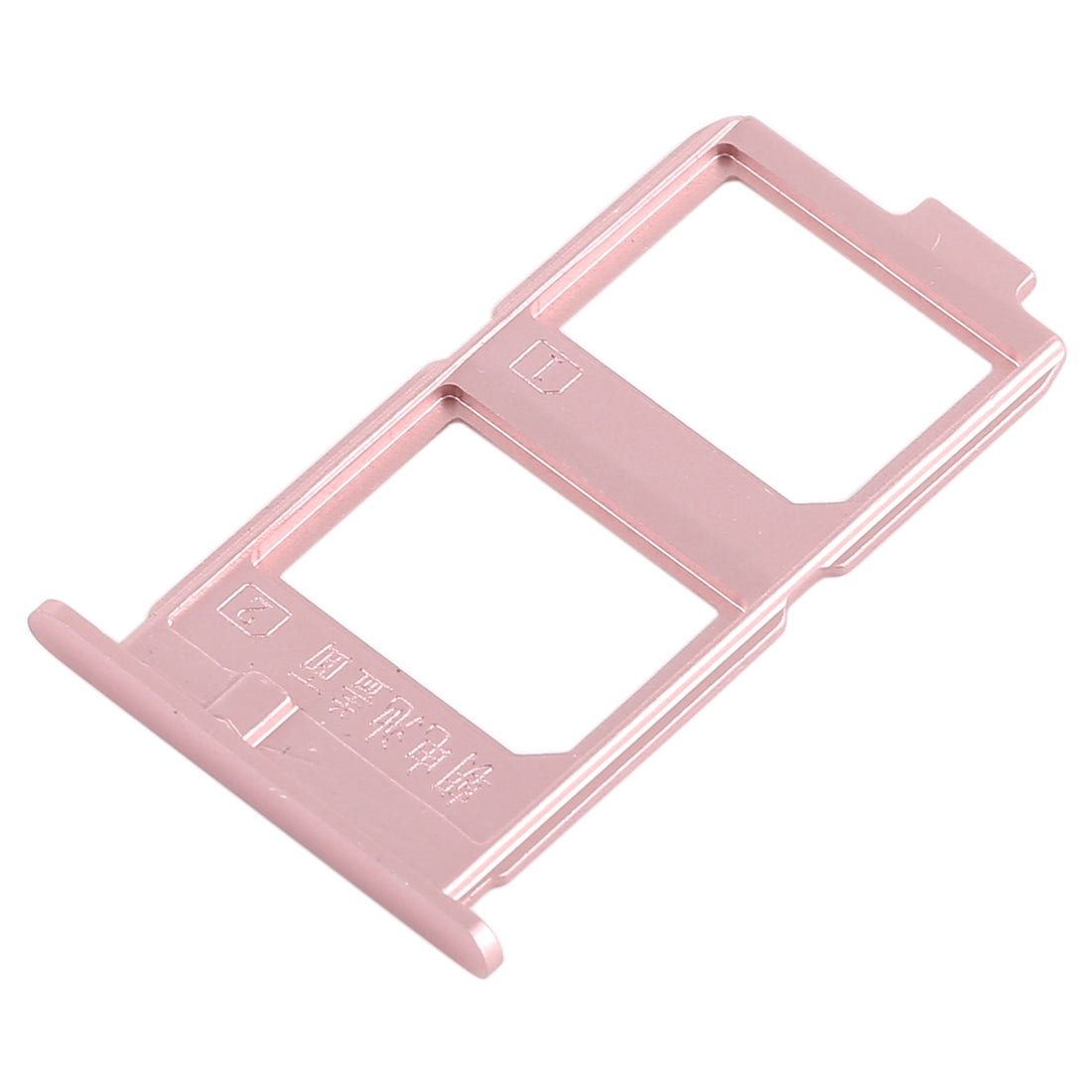 For Vivo X7 Plus 2 x SIM Card Tray (Rose Gold)