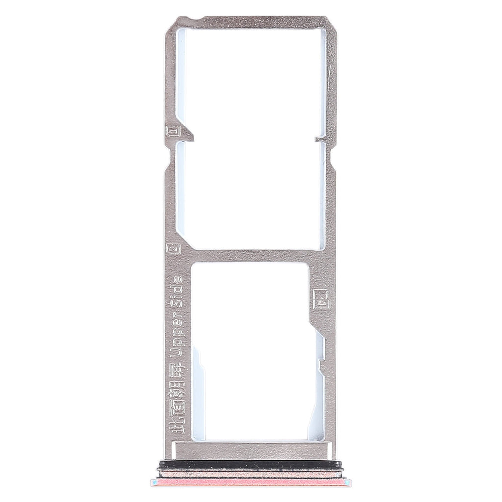 For Vivo Y75 2 x SIM Card Tray + Micro SD Card Tray (Rose Gold)