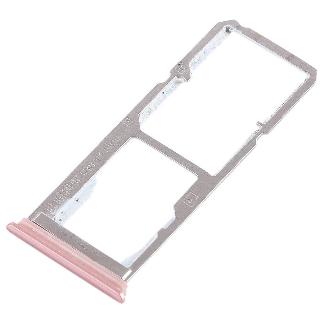 For Vivo Y75 2 x SIM Card Tray + Micro SD Card Tray (Rose Gold)