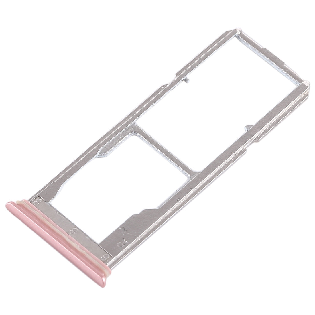 For Vivo Y75 2 x SIM Card Tray + Micro SD Card Tray (Rose Gold)