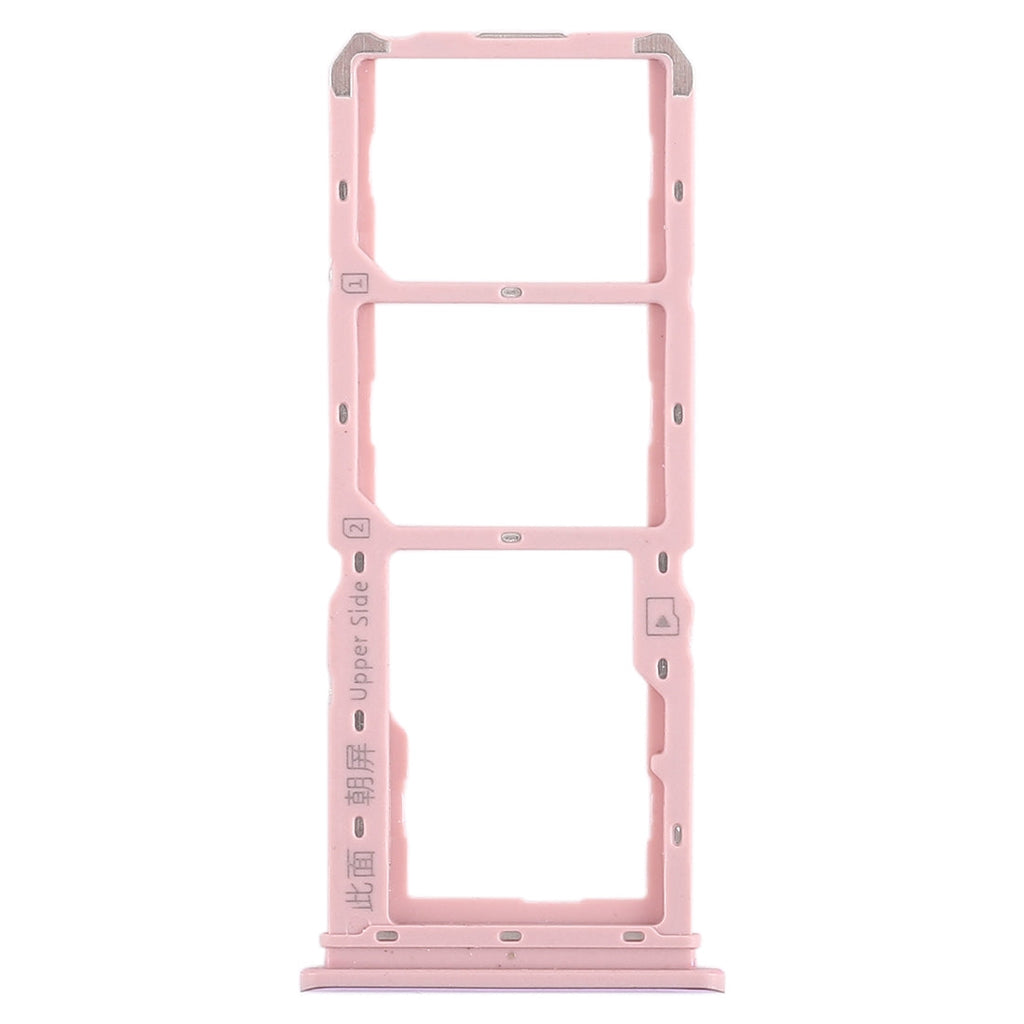 For Vivo Y97 2 x SIM Card Tray + Micro SD Card Tray (Rose Gold)