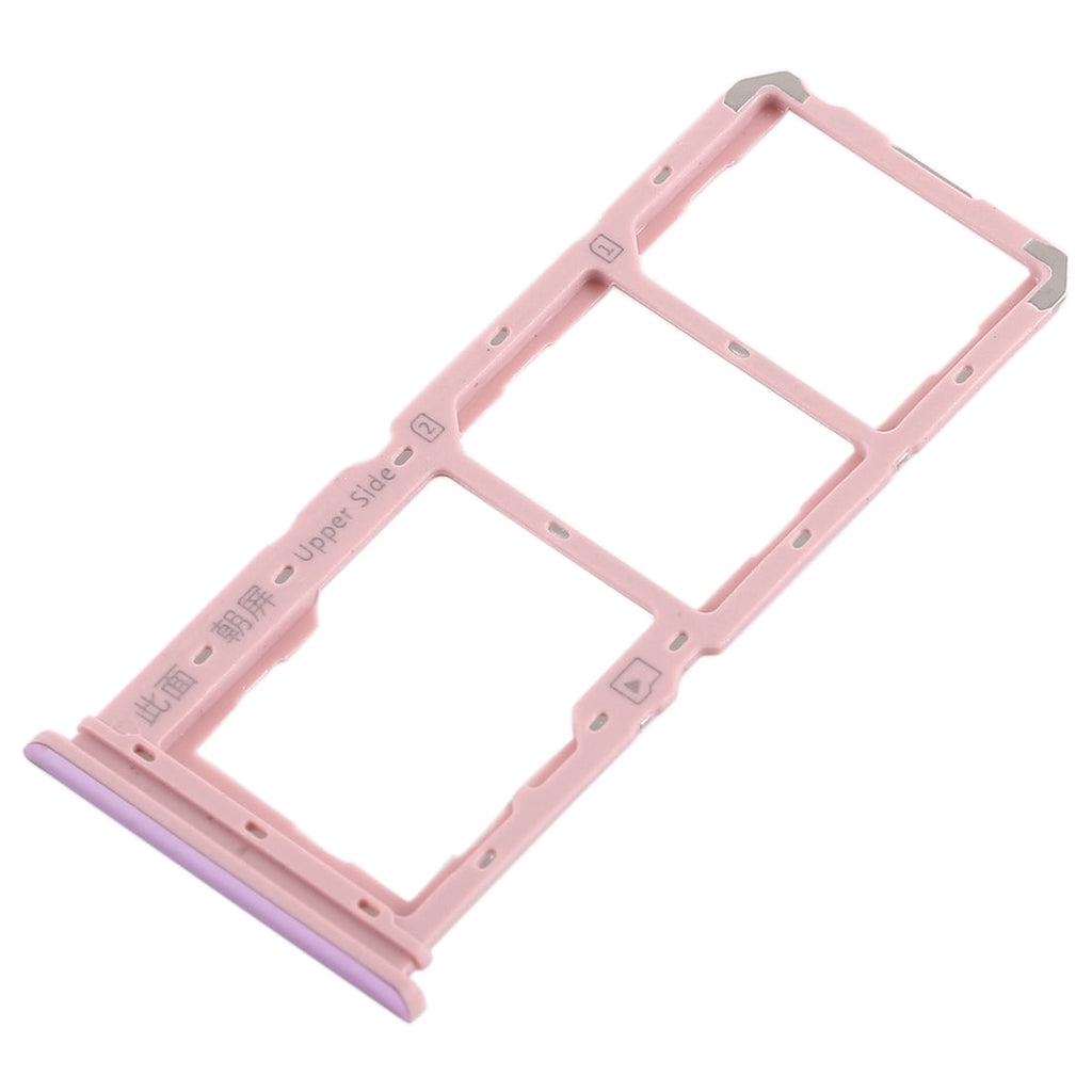 For Vivo Y97 2 x SIM Card Tray + Micro SD Card Tray (Rose Gold)