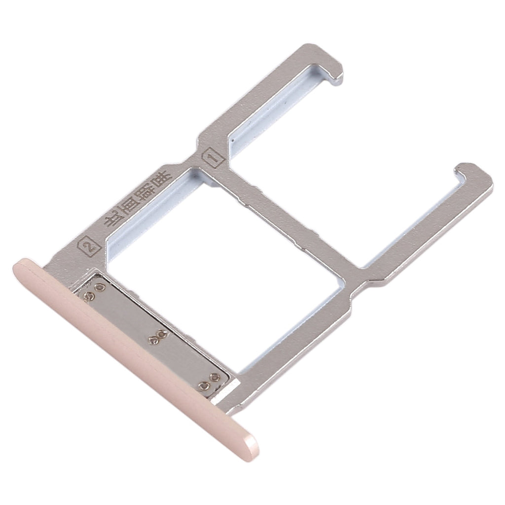 For Vivo X6S 2 x SIM Card Tray (Gold)
