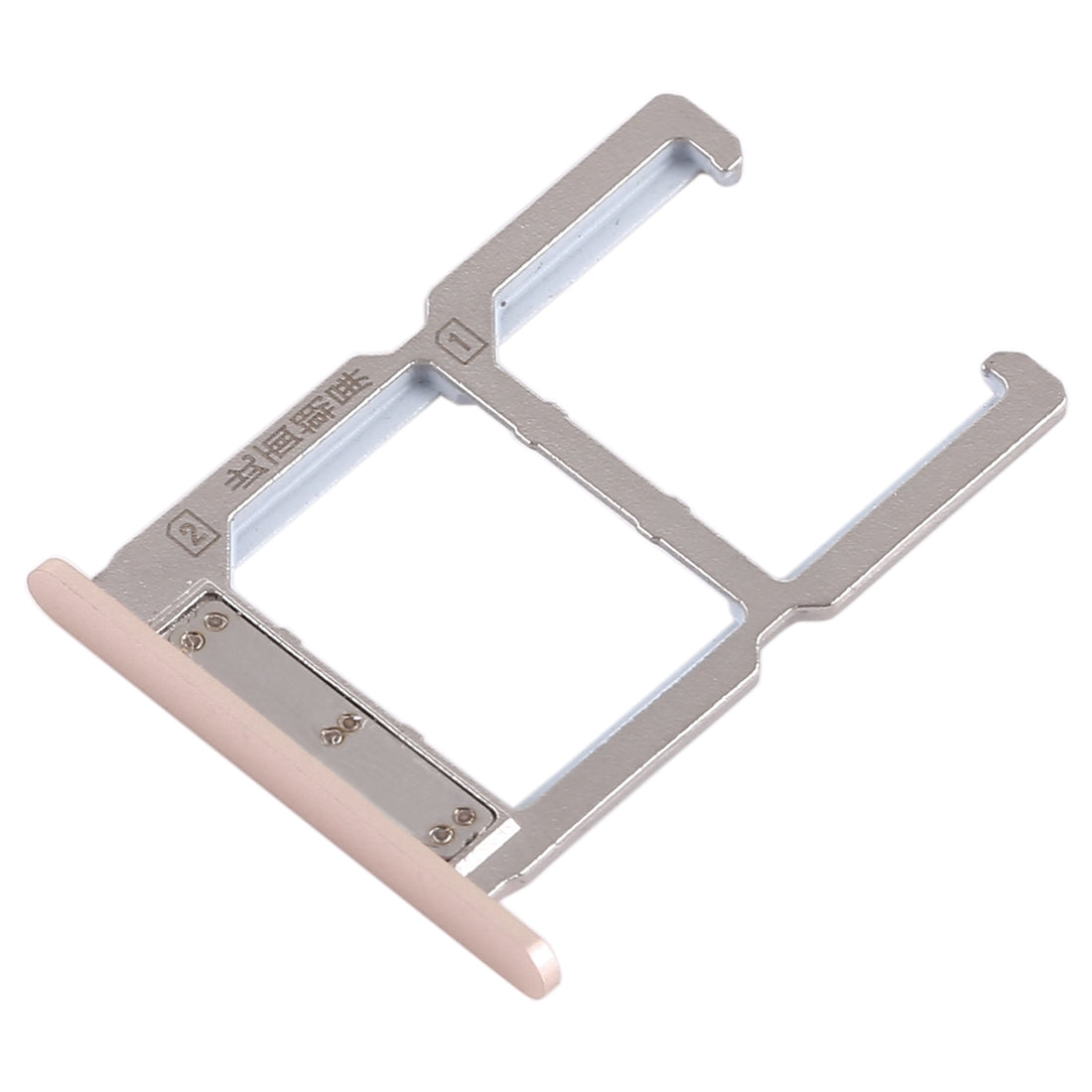 For Vivo X6S 2 x SIM Card Tray (Gold)