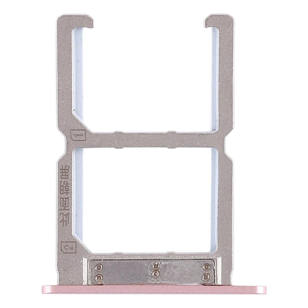 For Vivo X6S 2 x SIM Card Tray (Rose Gold)