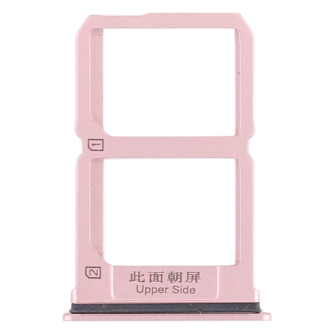 For Vivo X9i 2 x SIM Card Tray (Rose Gold)