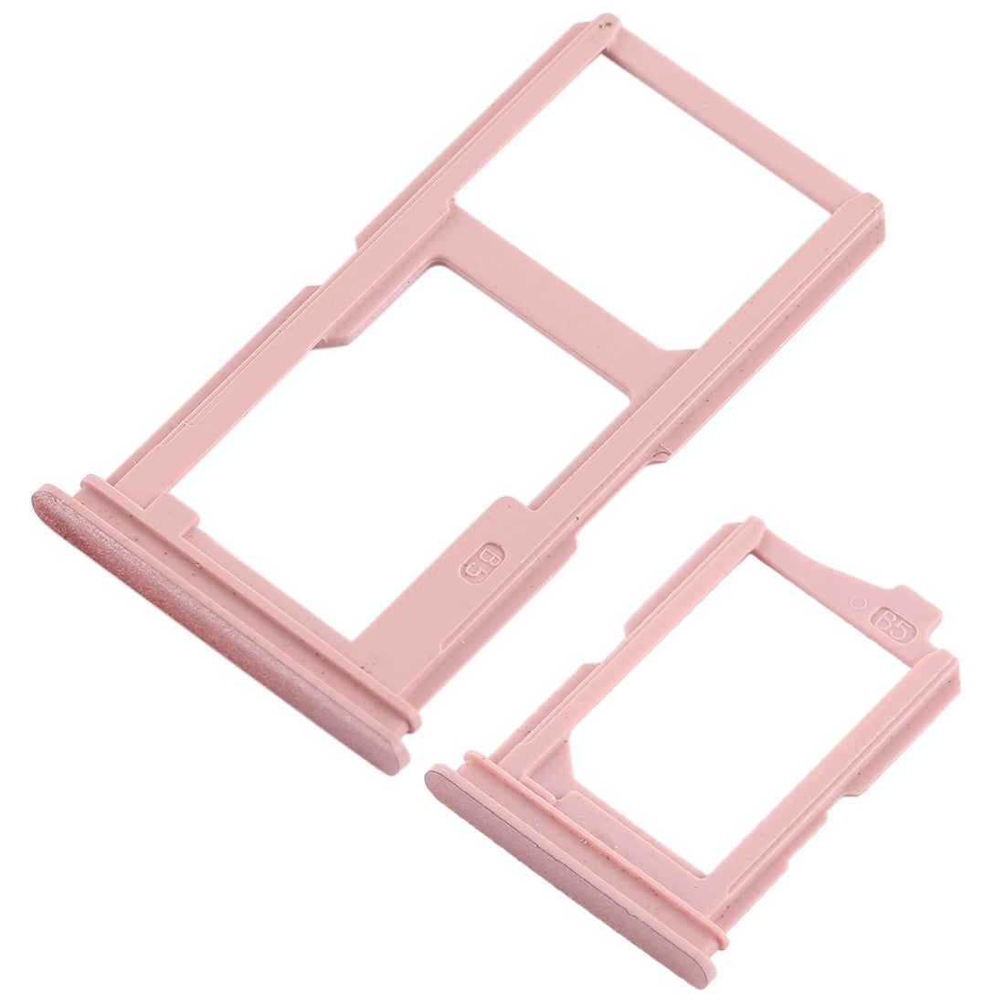 For Vivo Y66 2 x SIM Card Tray + Micro SD Card Tray (Rose Gold)