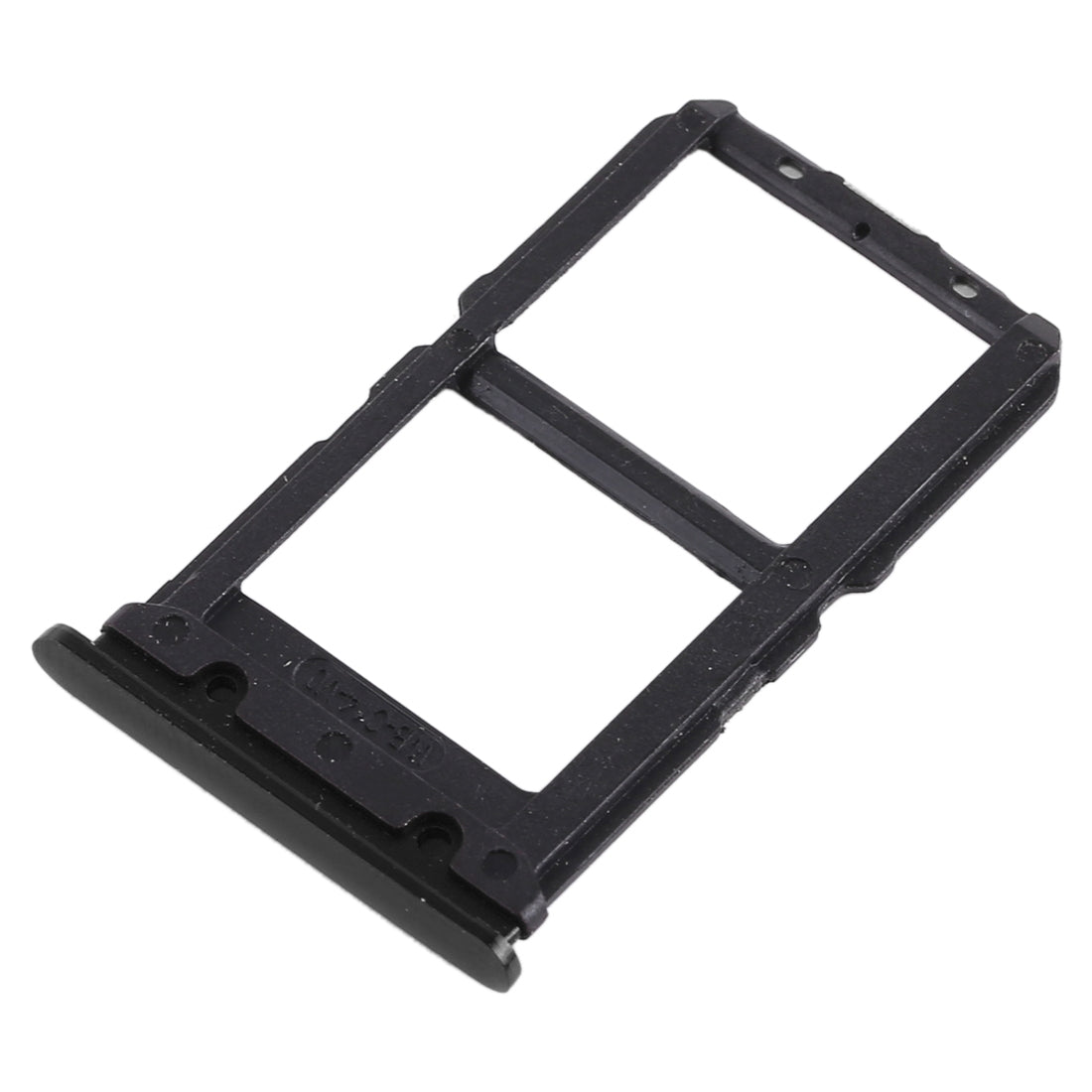 For Vivo X23 2 x SIM Card Tray (Black)