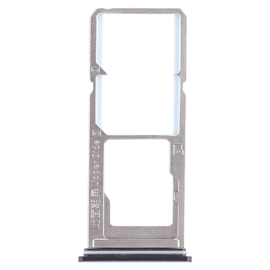 For Vivo Z1 2 x SIM Card Tray + Micro SD Card Tray (Blue)