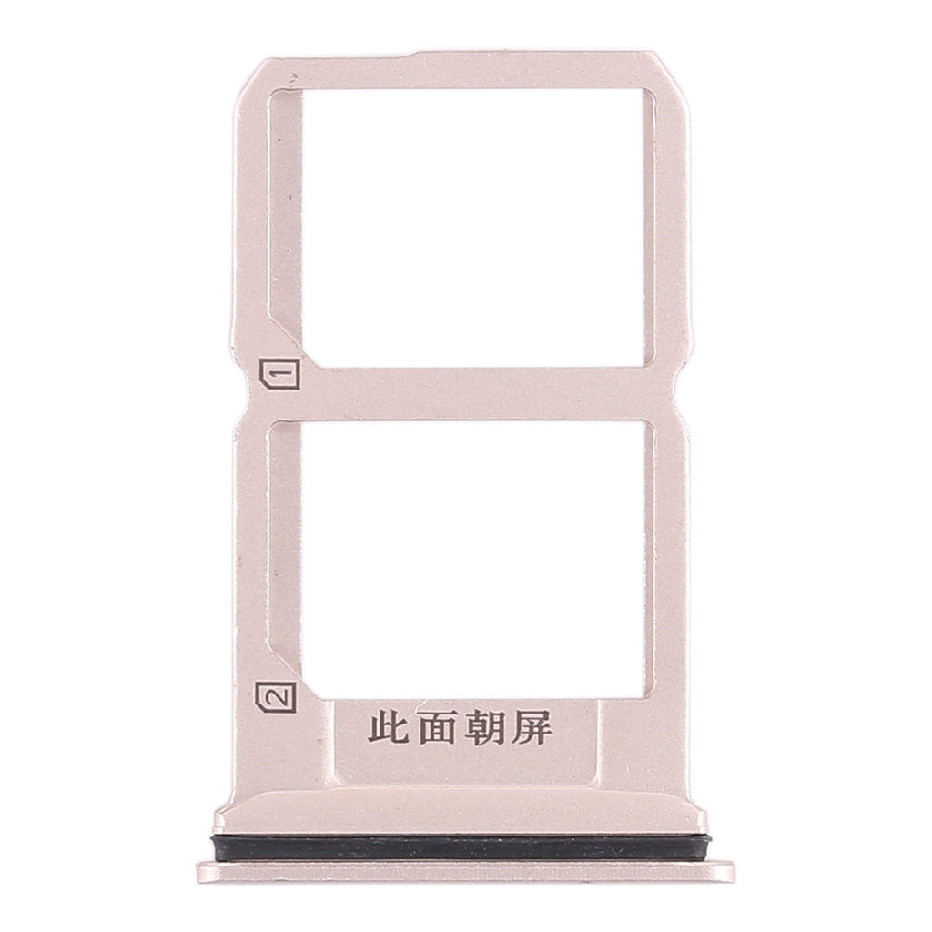 For Vivo X9s Plus 2 x SIM Card Tray (Gold)