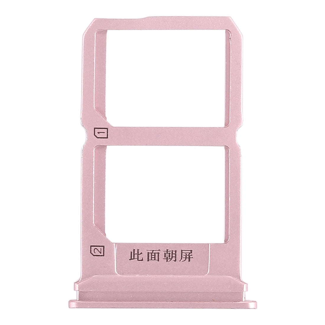 For Vivo X9s Plus 2 x SIM Card Tray (Rose Gold)