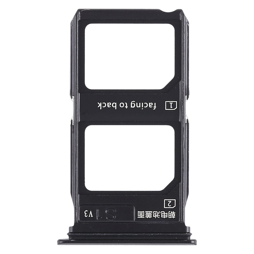 For Vivo X9 Plus 2 x SIM Card Tray (Black)