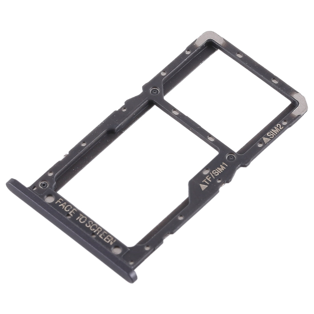 SIM Card Tray + SIM Card Tray / Micro SD Card Tray for Xiaomi Pocophone F1 (Black)