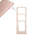 For Vivo Y71 2 x SIM Card Tray + Micro SD Card Tray (Rose Gold)