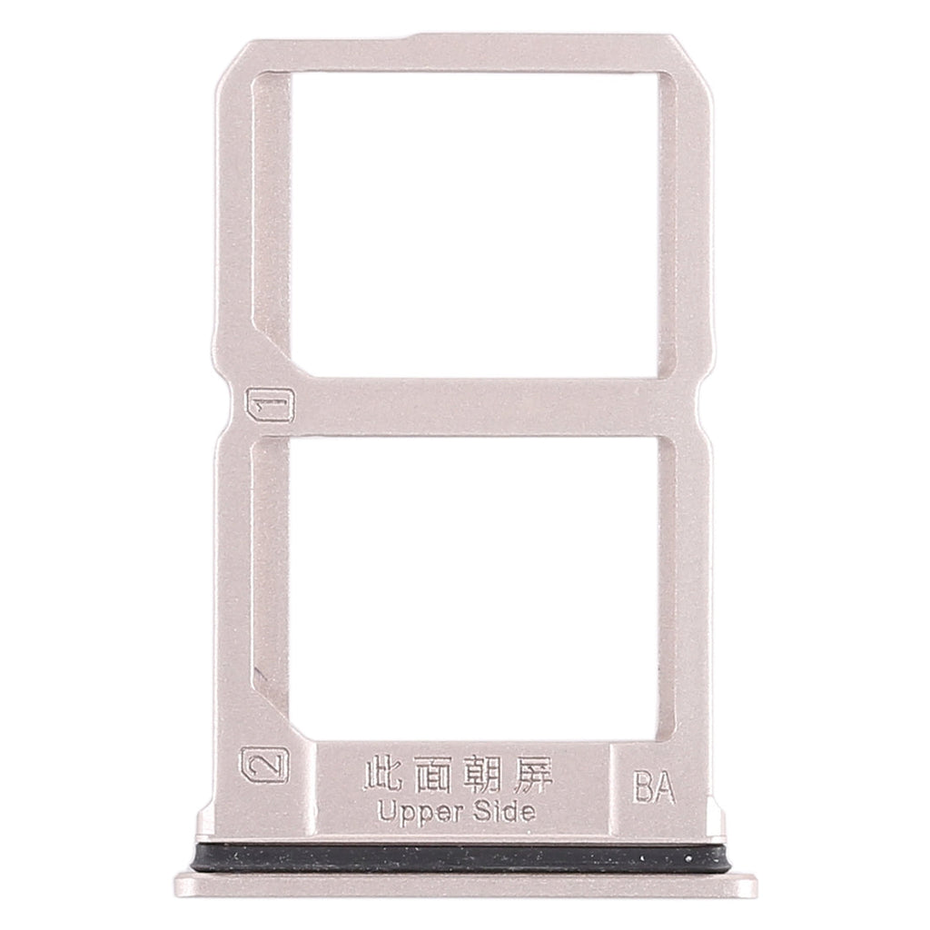 For Vivo X9s 2 x SIM Card Tray (Gold)