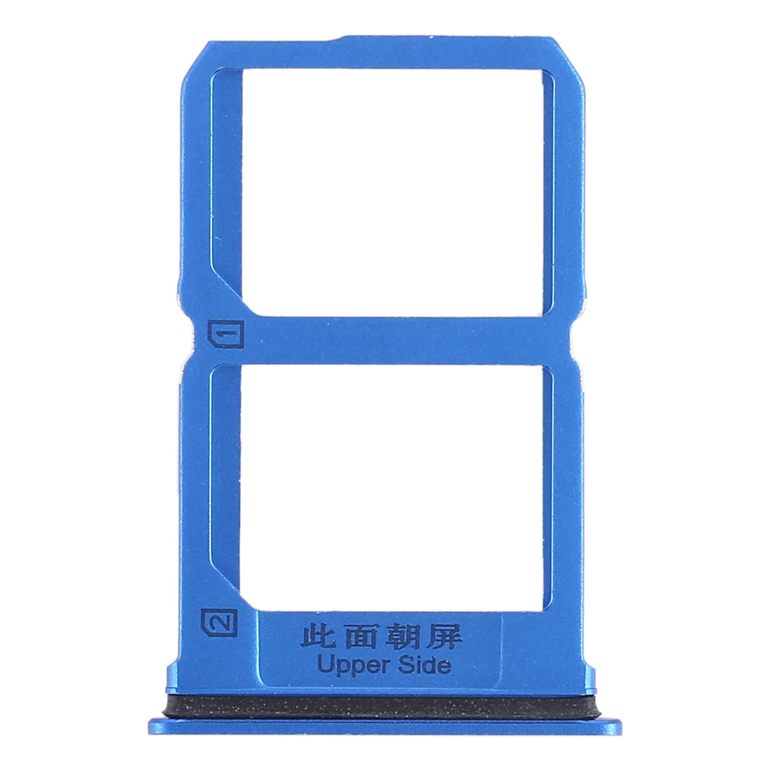 For Vivo X9s 2 x SIM Card Tray (Blue)