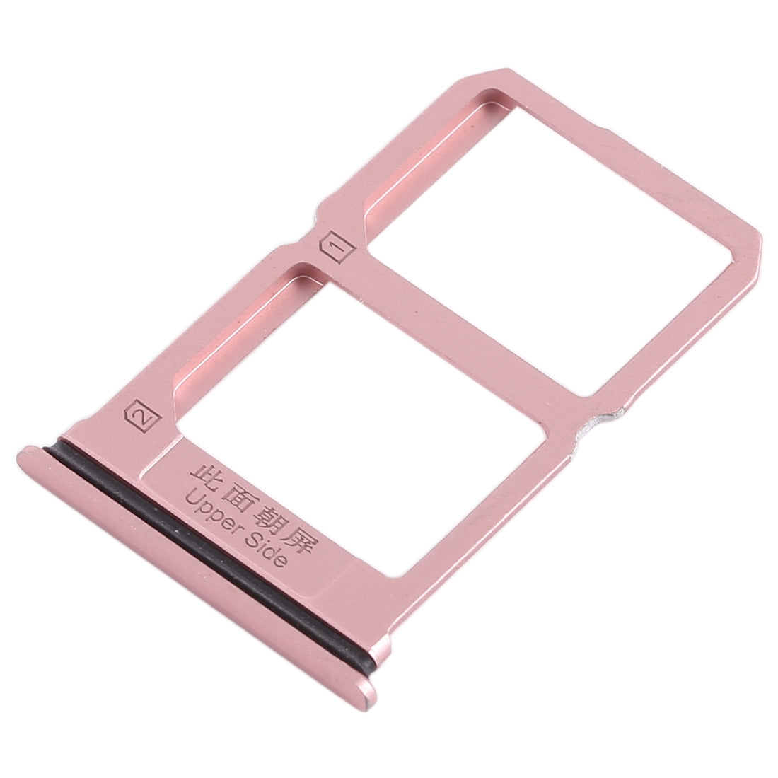For Vivo X9s 2 x SIM Card Tray (Rose Gold)