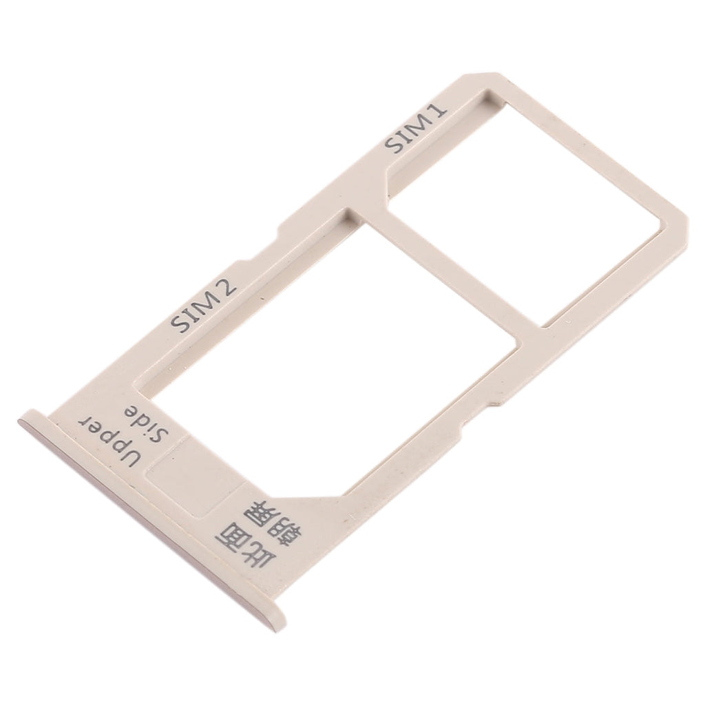 For Vivo Y55 2 x SIM Card Tray (Gold)