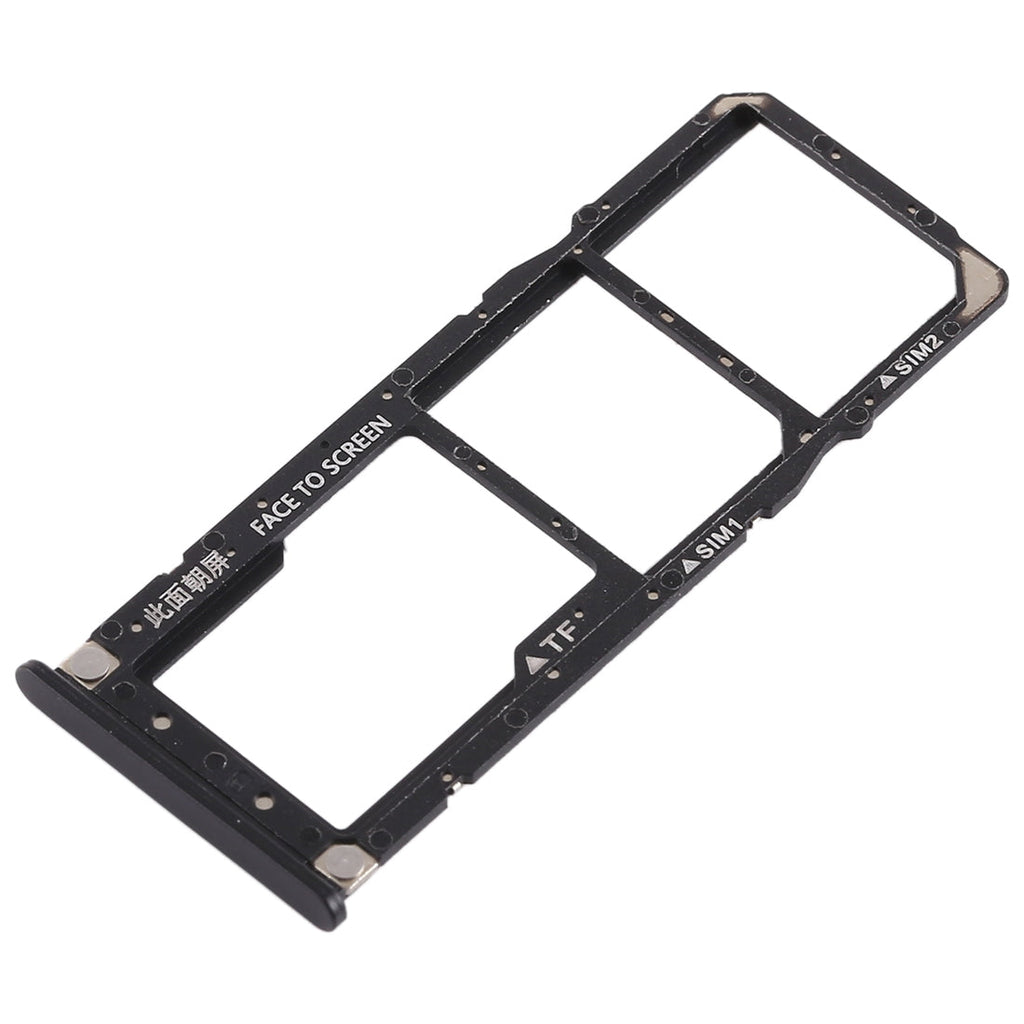 2 x SIM Card Tray + Micro SD Card Tray for Xiaomi Redmi 6 Pro(Black)