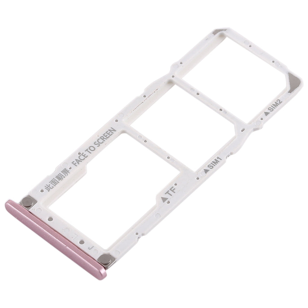 2 x SIM Card Tray + Micro SD Card Tray for Xiaomi Redmi 6 Pro(Rose Gold)