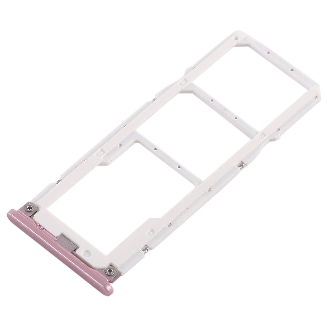 2 x SIM Card Tray + Micro SD Card Tray for Xiaomi Redmi 6 Pro(Rose Gold)