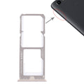 For OPPO A73 / F5 2 x SIM Card Tray + Micro SD Card Tray (Gold)