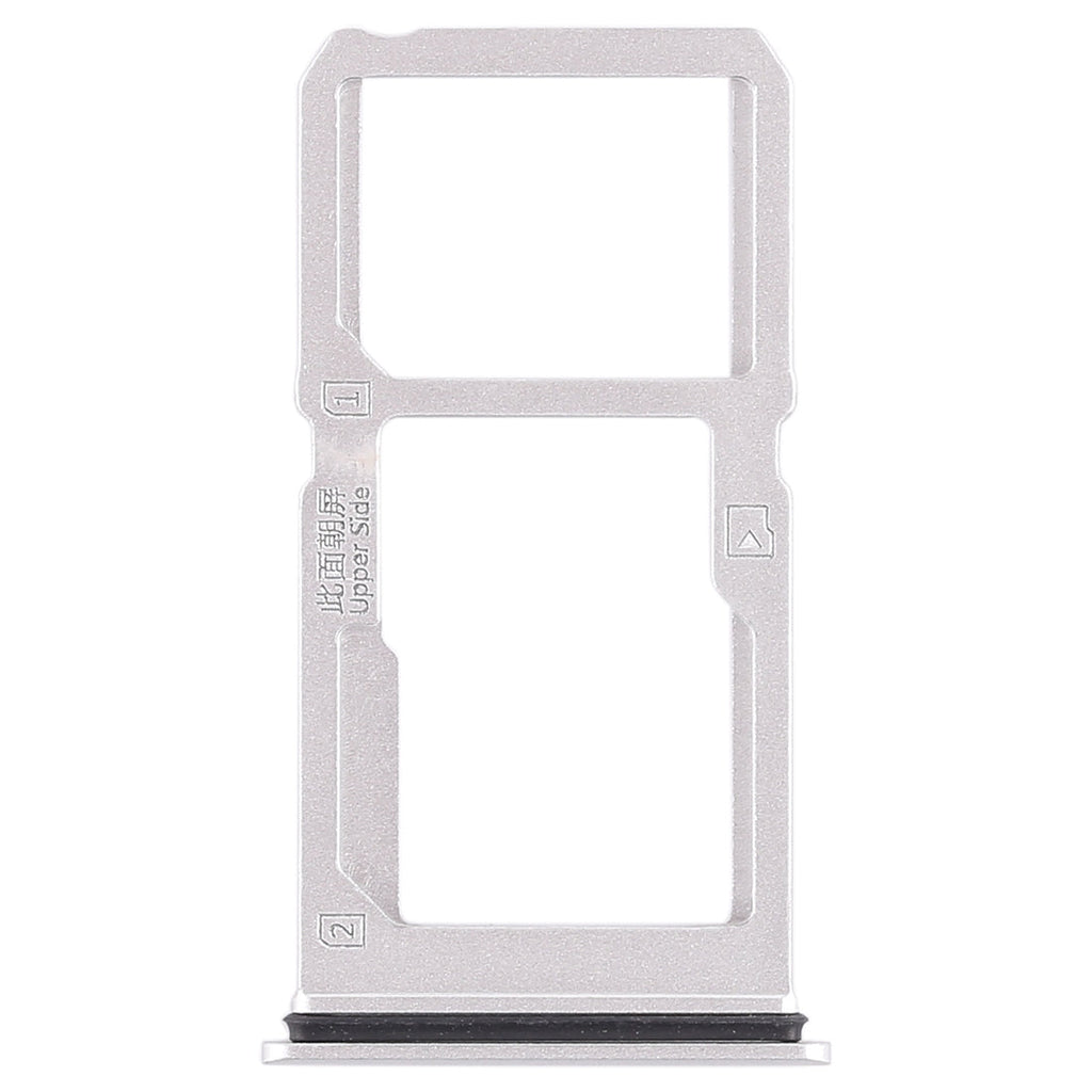 For Vivo X21i SIM Card Tray + SIM Card Tray / Micro SD Card Tray (Silver)